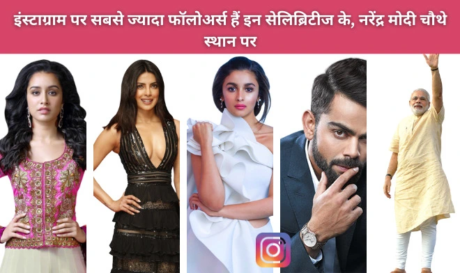 Celebrities with the Most Instagram (इंस्टाग्राम) Followers