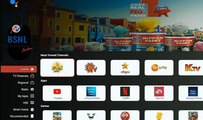 BSNL Launches Live TV App