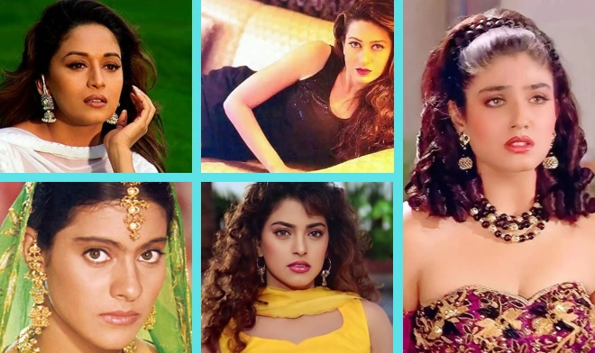 Evergreen actresses of the 90s (90 के दशक की हिट अभिनेत्रियाँ)