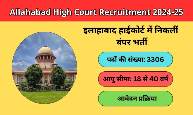 Allahabad High Court Recruitment 2024-25